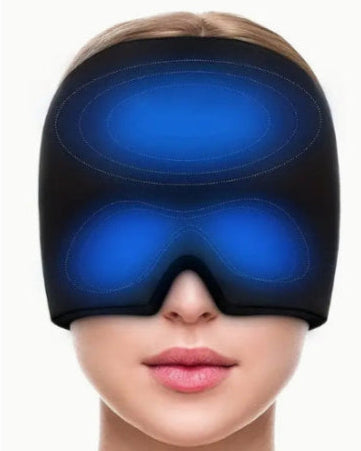 Head Massager & Eye Mask for Stress and Pain Relief